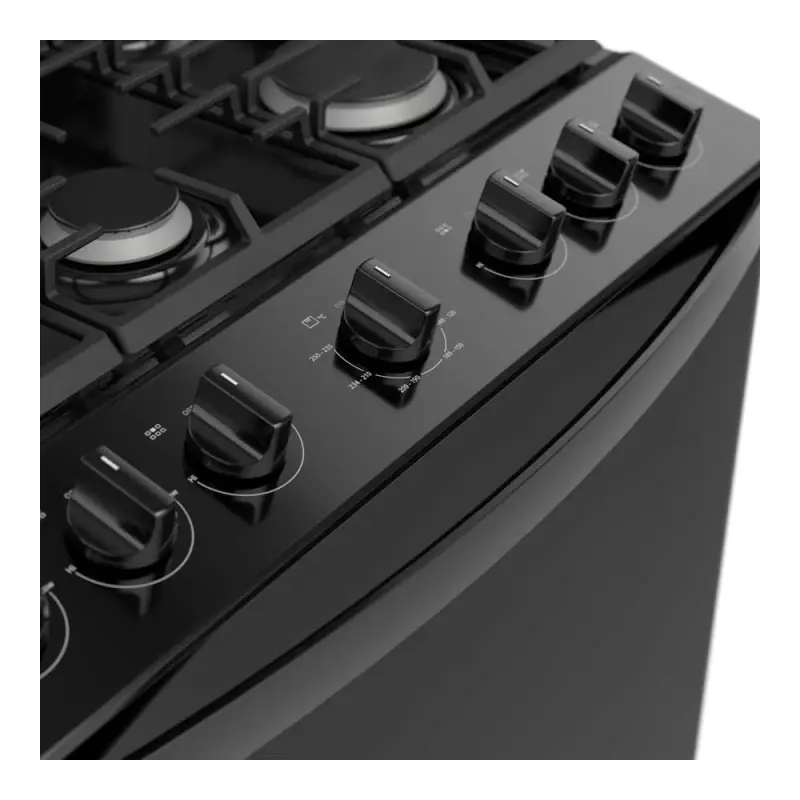 ESTUFA A GAS WHIRLPOOL DE 30" DE 6 QUEMADORES CON HORNO LWFR3400